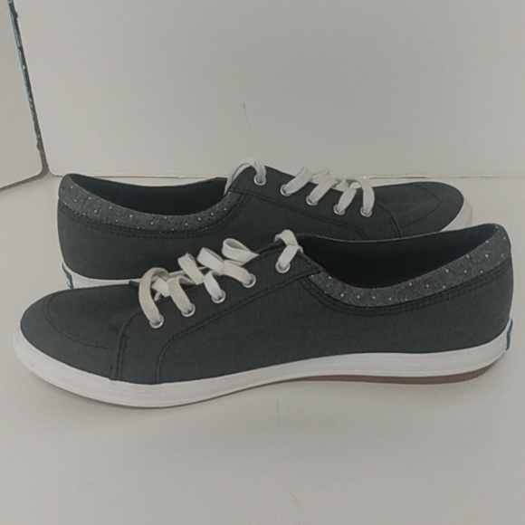 Brand KEDS Women's Size 8.5 Gray With White Trim Shoes - Picture 7 of 11